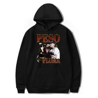 Peso Pluma Merch reper Graphic Hoodie Fashion Hip Hop Women Muška Hoodie Duks musice Pulover