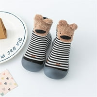 Lowrofile za bebe cipele Toddler crtane životinje Neklizne prve šetače Elastične čarape cipele