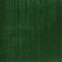 Ahgly Company Indoreni pravokutnik Sažetak Smaragd zeleni suvremeni prostirke savremene površine, 5