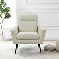 Moderna tapecirana tkanina naglasna stolica, jednokrasna kauč stolica za zabavu za dnevni boravak, udobna