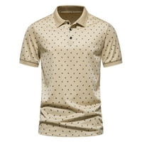 Muška ljetna majica Slim Fit Majica Print Polo bluza Casual Chort rukava Sportski vrhovi