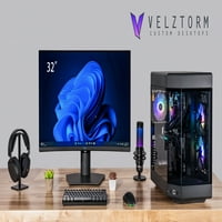 Velztorm Black Praeti Gaming Desktop, WiFi, USB 3.2, Pobeda Početna) VELZ0085