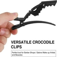 Crocodile klip za kosu Barrettes, Profesionalni styling clips za oblikovanje frizura sa nepusnicama