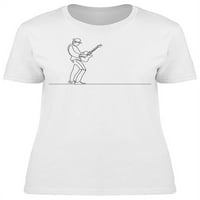 Gitarista, čine trik majica žena -image by shutterstock, ženska XX-velika