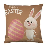 Jastuk pokriva jednostavan stil tiskani Uskršnji zeko jaje poklon kućni ukras jastuk držite jastuk