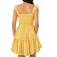 Manxivoo cvjetna haljina za tiskanu žensku suknju za ženska suknja cvjetna haljina za žene ženske casual