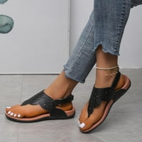 Leesechin Slide Sandale za žene Cleariance Ljeto Dame Flip-Flops Flat Heel Papuče Sandale Ležerne prilike
