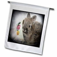 Lionhead Bunny u kabini za čajnu baštu FL-6417-1