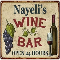 Nayeli je rustikalni vinski bar potpisan zid dekor kuhinjski poklon visoki sjaj metal 208120056525