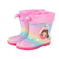Dječaci Djevojke Rain Boot Cartoon Gumene čizme Široke teleće kaležne vodene čizme Prozračne vrtne cipele