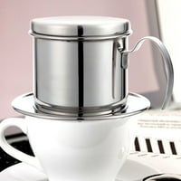 Prijenosni priključak za kafu od nehrđajućeg čelika za ponovni filter za ponovno posuđe za zatvaranje