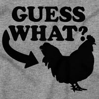 Pogodite koja piletina smiješna sarkastična grafička majica majica Tees Brisco Brends X