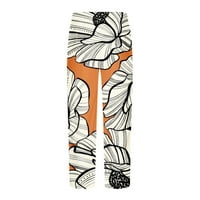 Penskeiy posteljine muške ljetne casual moda Havajski stil 3D štampanje elastičnih struka ravne pantalone