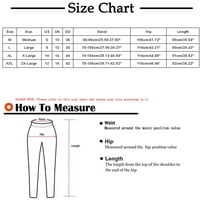 Zkozptok hlače za žene plus veličine casual pamučne kratke hlače elastična struka crteže casual čvrsti