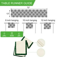 Dječja pojedina tkanina za trkač stolnog trkača Bijeli crtić Slatka dekoracija i pribor za tablicu posteljina