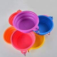 Prijenosne zdjele za pse na otvorenom za kućne ljubimce srušene netoksične izdržljive silikonske zdjele