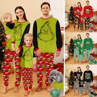 Božićna porodica Pajamas set podudaranje božićne pidžame za žene muškarci djeca beba xmas pjs odmor