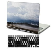 Kaishek samo za MacBook Pro 15 Objavljen model A1398, plastični tvrdi futrola + crna poklopac tastature,