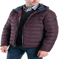 Michael Kors muške jakne od pakiranja Puffer jakna - Burgundija - XL