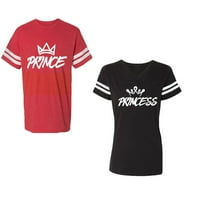 Princ i princeza Unizori ujedini par koji odgovaraju majicama pamučnog dresa