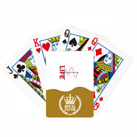 Rastući pad životnog standarda Royal Flush Poker igračka karta