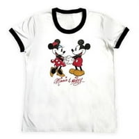 Mickey i Minnie mišev zvona majica za žene-veličine-S
