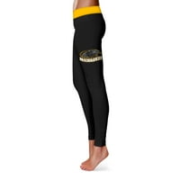 Ženski crni Wisconsin-Milwaukee panteri čvrste joge gamaše