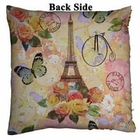 Pariz Travel Reverzibilni sirena Custun Cover Cover Home Decor Sequin Jastuk Veličina kućišta