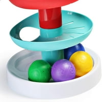 Infunbebe Ball Drop Tower Šarena kugla trči igračka s kuglicama za mališane, igračka za djelatnost za