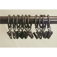 10pk metalne zavjese za zavjese sa kopčom i ušicama, uklapa se do 3 4 šipke ukrasne zavjese vješalice