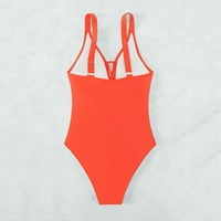 Aufmer prodaja kupaćih odijela za žene Jedna vodena sportska krpa kupaći kostim bikini narandžasti