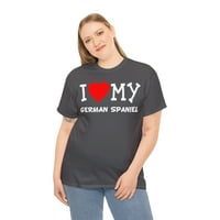 Volite moj njemački španijel pasmina pas grafička majica, veličina S-5XL
