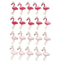 Buytra Lot Legura Emamel Flamingo Charms Pedants Crafts DIY nakit nakita Pokloni