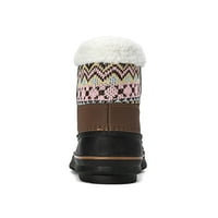 LUMENTO CODS MID-CALF čizme za cipele za zimske cipele ravne patke čizme plišano hodanje bez klizanja