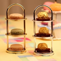 Troslojni čokoladni prikaz mini desertna stalak za stalak za postavljanje ploča za popodnevni rođendan