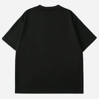 Majice kratkih rukava za muškarce Čvrsta boja Crewneck Thirt Ležerne prilike Lagana majica Labavi fit