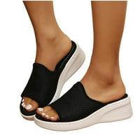 Sandale za žene Prodaja Clearnce Sandale Mule papuče Slade dame klinovi s niskim potpeticama Platforma