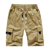 Binmer muški kratke hlače Plus veličina Teretne kratke hlače Multi-džepovi opuštene ljetne hlače za
