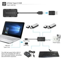 Costech Type-C Hub, USB-C do Port USB 3. Pretvarač utikač i reprodukcijski nosač Prijenos podataka Brzi