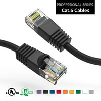 9ft CAT UTP Ethernet mreže pokrenuta kabl crna, pakovanje