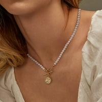 Ogrlica Pearl Choker za žene Dainty Pearl Privjesak Početna ogrlica za žene poklone nakita