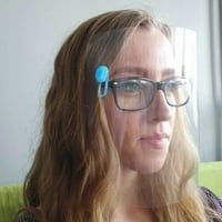 GiyBlacko ljepljive kuke za vješanje sigurnosnog lica vizira maski štit kopče na naočalama nova prozirna