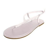 Ljetne ravne sandale Žene Mother Day Pokloni Plaža Flip-Flops Otvorena prstiju Ležerne cipele Snaci