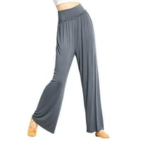 Ženske visokokvaspekle joge hlače ženske pantalone za žene ljetne hlače za dizanje širokih pantala