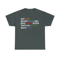 Recite gay, zaštitite trans TRANS dječje košulju, majicu ponosa, LGBT majica