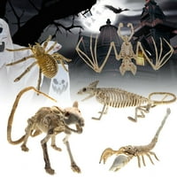 Halloween Party Skeleton Mouse Spider Prop životinjski kosti vješalica za zabavu Horror ukras
