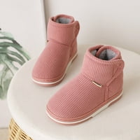 B91XZ dječje čizme za gležnjeve zimske debele krznene cipele ravne potpetice Ležerne prilike