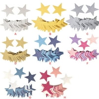 Stars Stars Confetti Confetti Cuteuts Mala plakatna ukras ukras za zabavu Kućni ukras Svečane zalihe