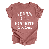 Tenis je moja omiljena sezonska majica, teniska majica, majica tenisa, unise majica