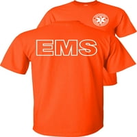 Fair Game EMS majica, hitne medicinske usluge Grafički tee-narandža-2x